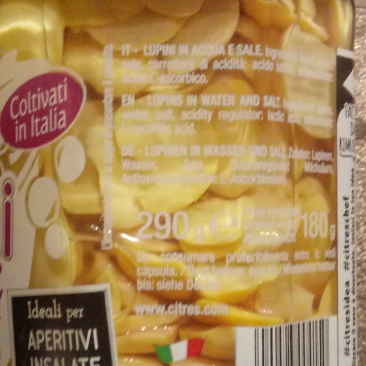 photo of Citres Lupini sgusciati shared by @lapao on  10 Sep 2021 - review