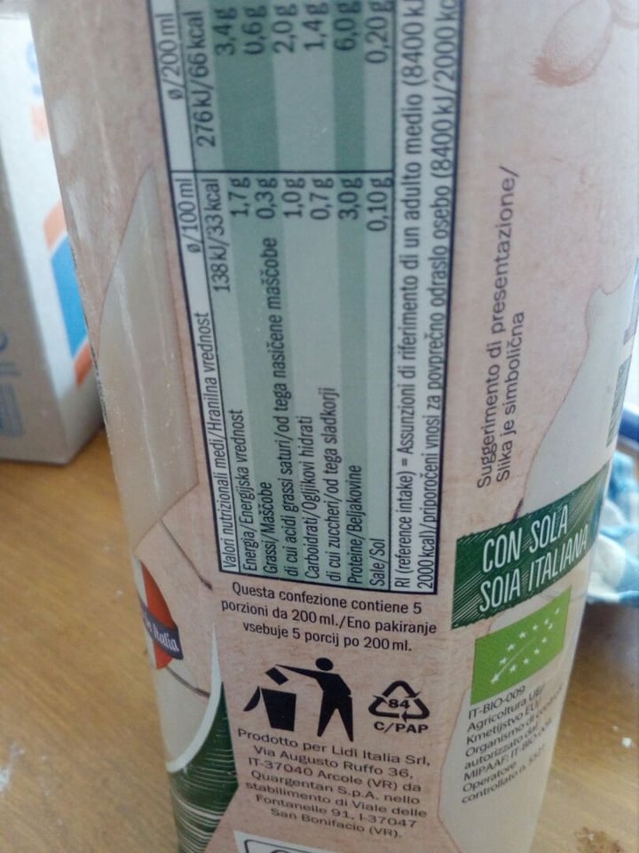 review photo of Milbona Bevanda di avena shared by @elisabettap on 16 Apr 2020 - review