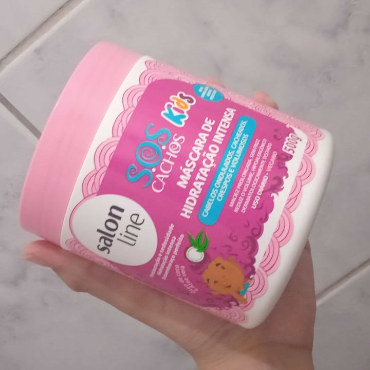 review photo of Salon line Máscara de hidratação Intensa SOS Cachos Kids Salon Line 500g shared by @andygi on 02 Oct 2021 - review