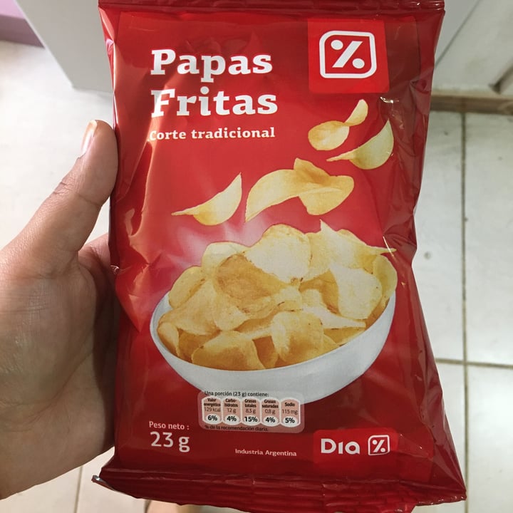 photo of Dia% Papas fritas Corte Tradicional shared by @sofiporti on  06 Sep 2020 - review
