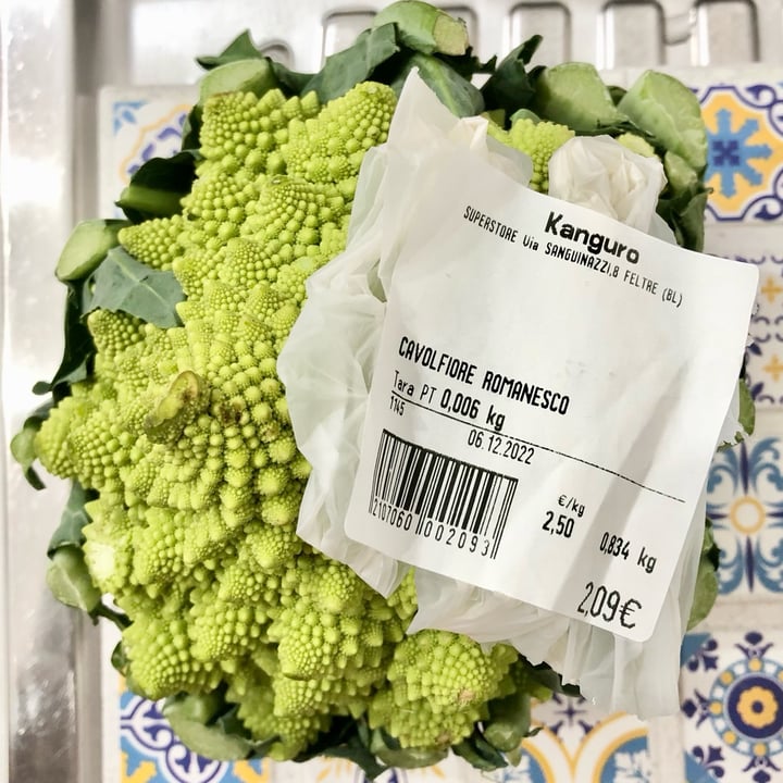 review photo of kanguro cavolfiore romanesco shared by @lauraferro on 09 Dec 2022 - review