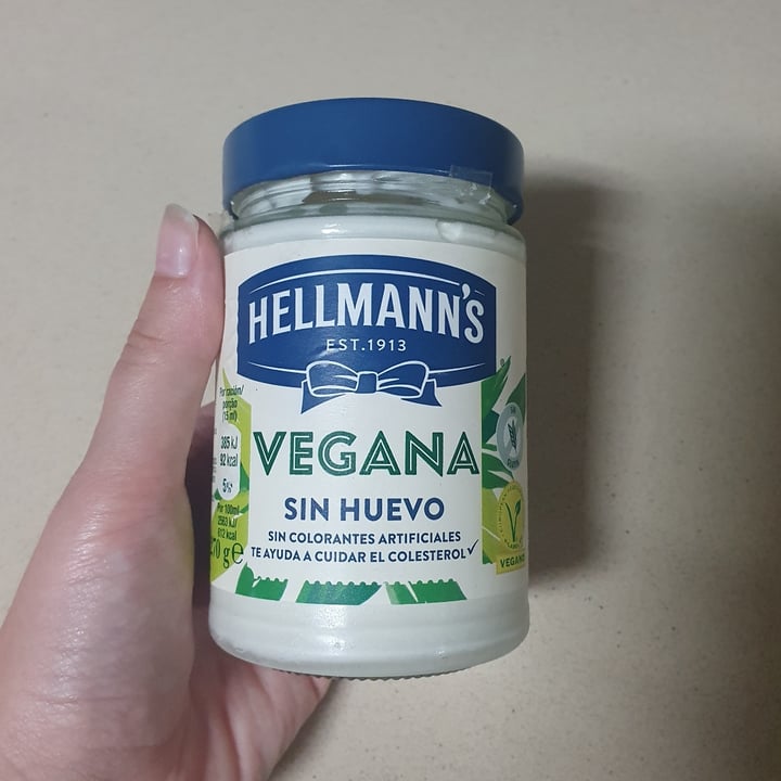 photo of Hellmann’s Hellman’s Vegan Mayonnaise shared by @beafferreira on  13 Sep 2021 - review
