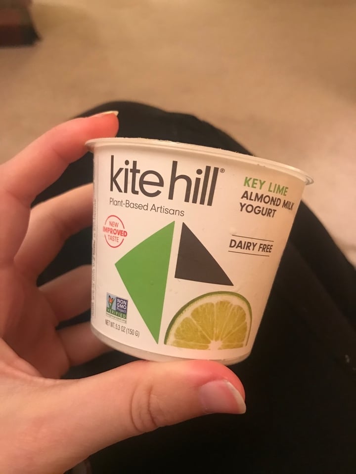 photo of Kite Hill Artisan Key Lime Almond Milk Yogurt shared by @curvycarbivore on  22 Feb 2020 - review