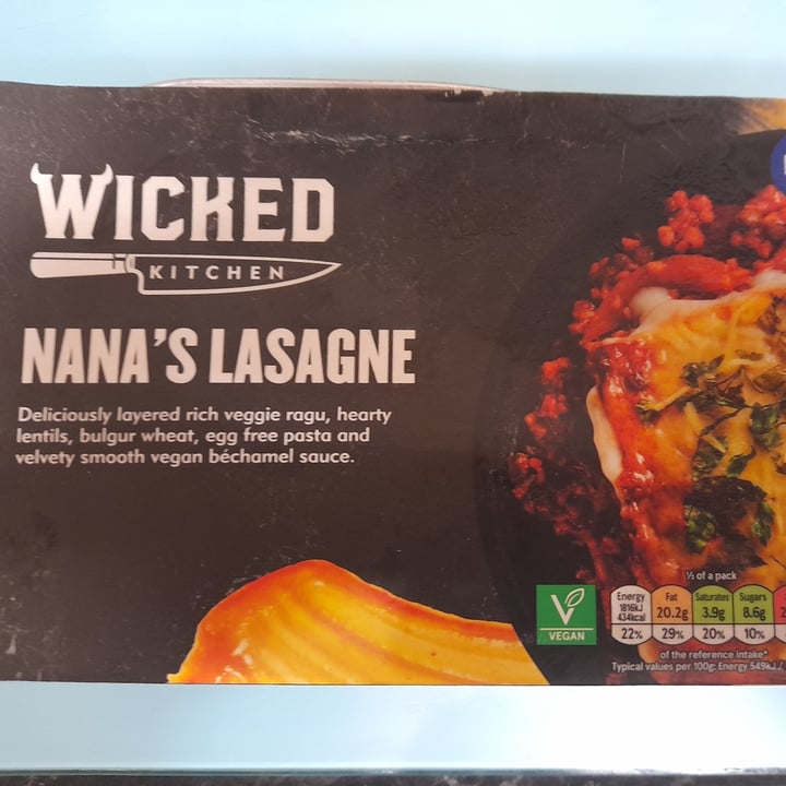 photo of Wicked Nana's Lasagne shared by @heatherthevegan on  09 Nov 2022 - review