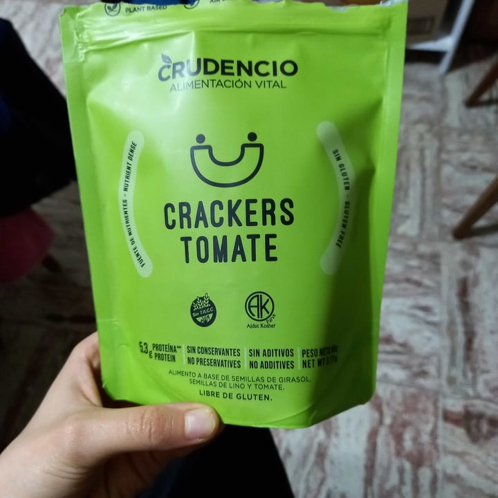 photo of Crudencio Crackers De Tomate shared by @mardumrauf on  20 May 2021 - review