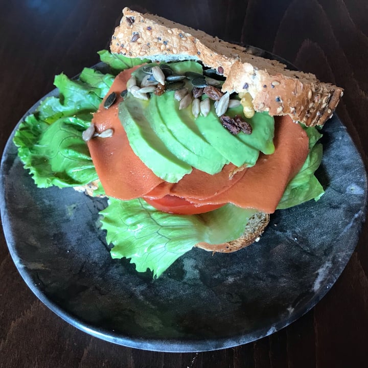 photo of Can Llentia Sandwich de aguacate y salmon shared by @wildflowerjewellery on  10 Sep 2021 - review