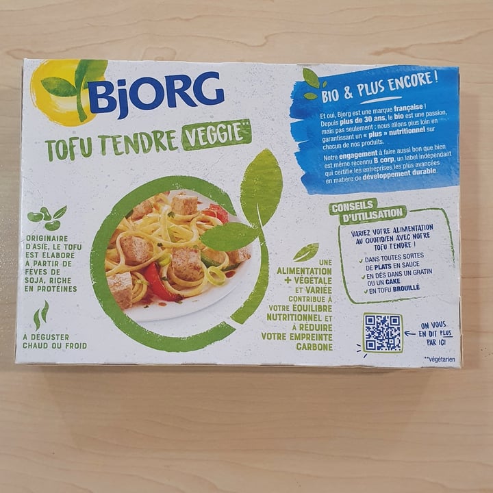 photo of Bjorg Tofu Nature shared by @veggiechan on  20 Aug 2022 - review