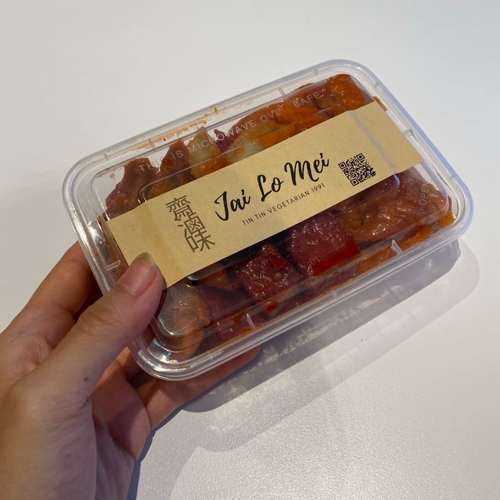 review photo of Tin Tin Vegetarian Restaurant Tri Colored Gluten shared by @sweetpotatodiaries on 26 Jun 2021 - review