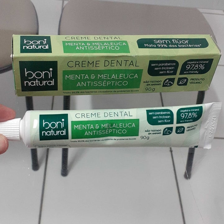 photo of Boni natural Creme Dental shared by @simoneantonelli on  03 Aug 2022 - review