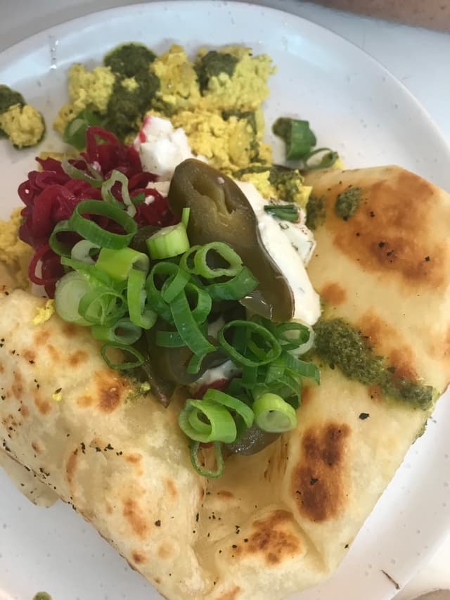 Photo of the dish “Vegan Chilequiles”