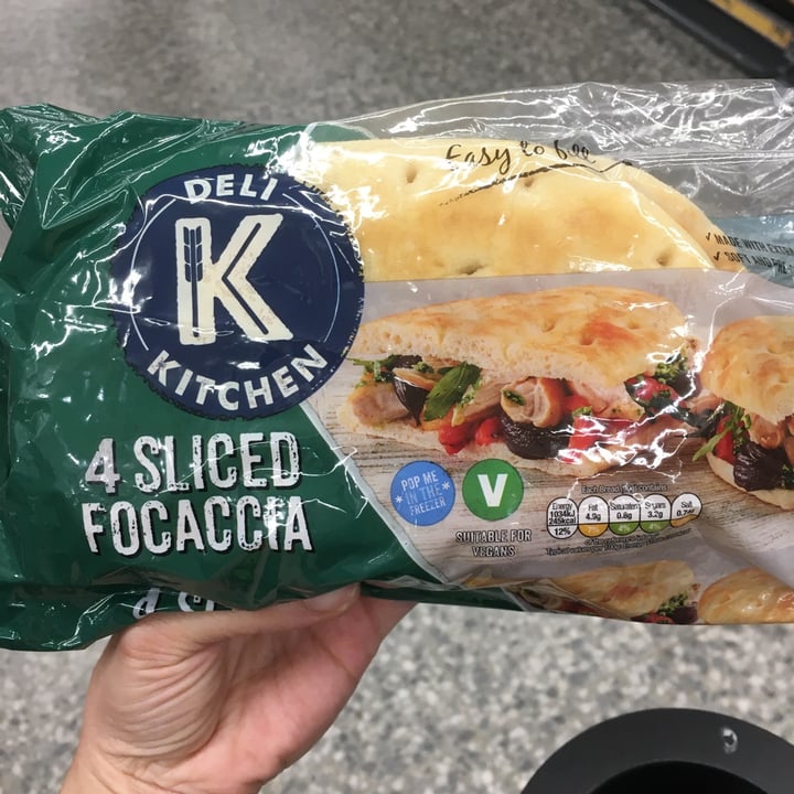 photo of Deli Kitchen Sliced focaccia shared by @valedv on  03 Jul 2022 - review