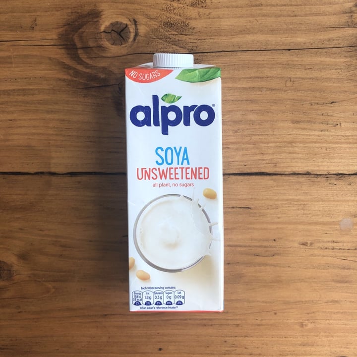 photo of Alpro Soya Milk Unsweetened shared by @earthlinged on  08 Jun 2020 - review