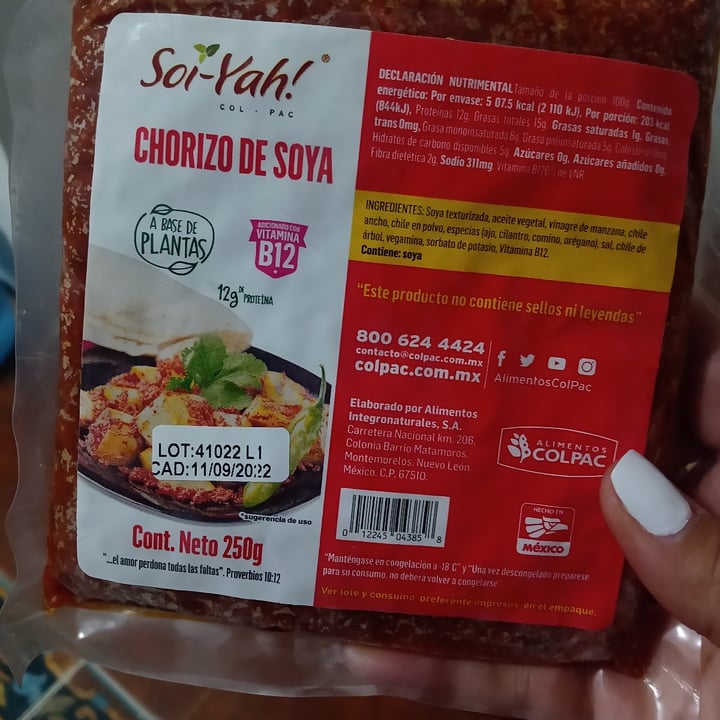 photo of Soi-yah! Chorizo shared by @b3titacastelan on  08 Jun 2022 - review