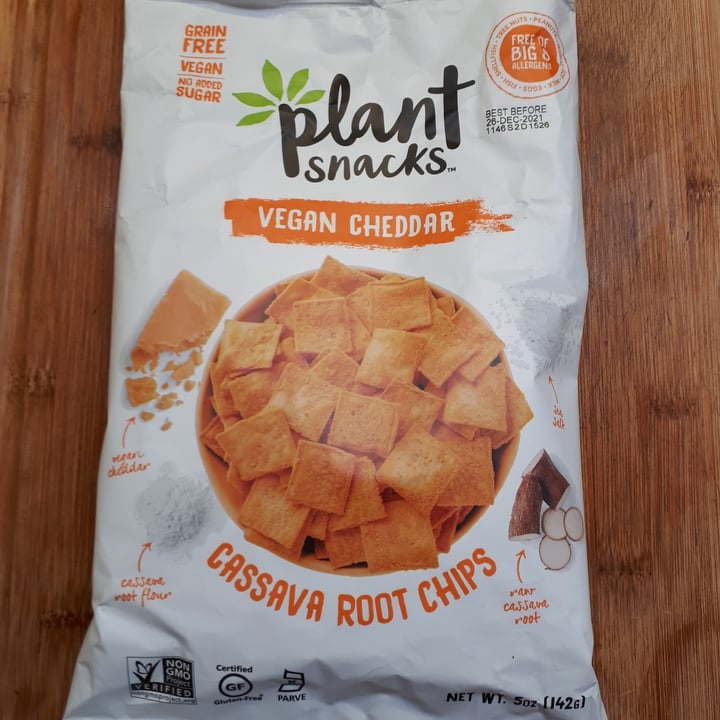 Plant Snacks Plant Snacks Vegan Cheddar Chips Review abillion
