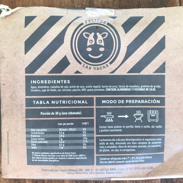 photo of Felices Las Vacas Provolone shared by @martinag on  04 Aug 2021 - review