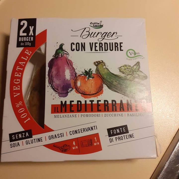 photo of Cottintavola Burger con verdure il mediterraneo shared by @laurasarti on  03 Sep 2021 - review