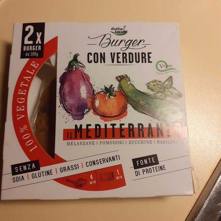 review photo of Cottintavola Burger con verdure il mediterraneo shared by @laurasarti on 03 Sep 2021 - review