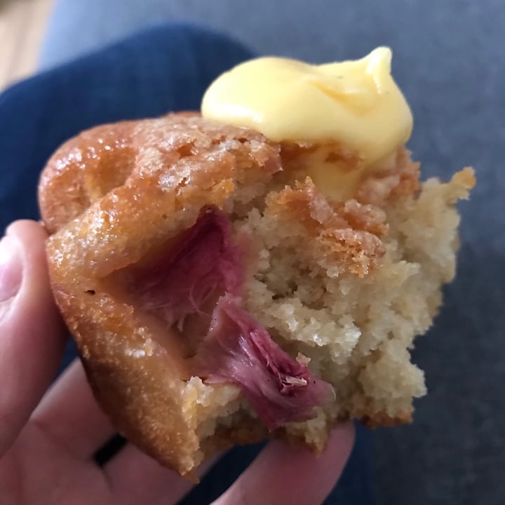 photo of Coughlans Bakery Sutton Rhubarb And Custard Muffin shared by @vegansuttonmama on  09 Feb 2021 - review