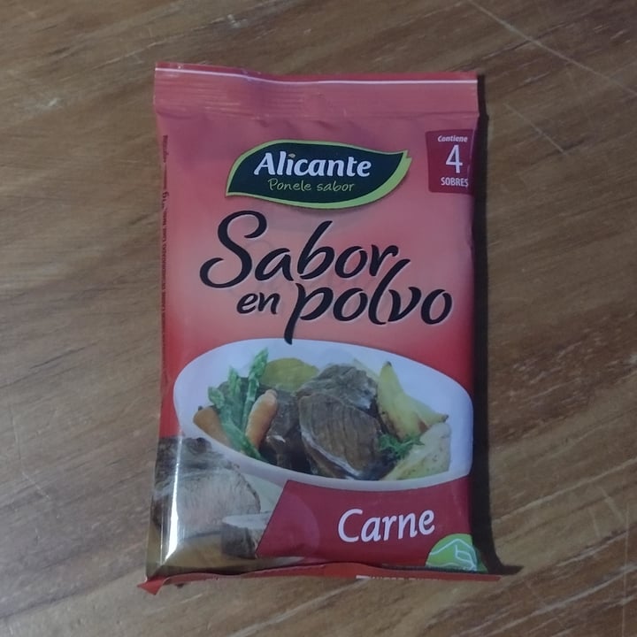 photo of Alicante Sabor en Polvo Carne shared by @sofiavaazquez on  08 Jun 2021 - review