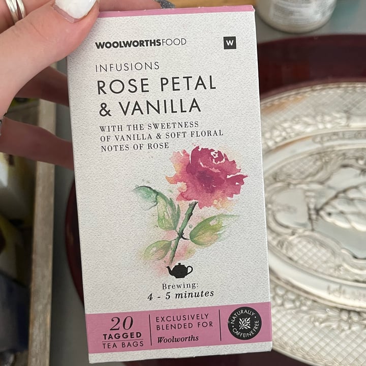 photo of Woolworths Food Rose petal and vanilla tea shared by @abbackerman on  11 Oct 2022 - review