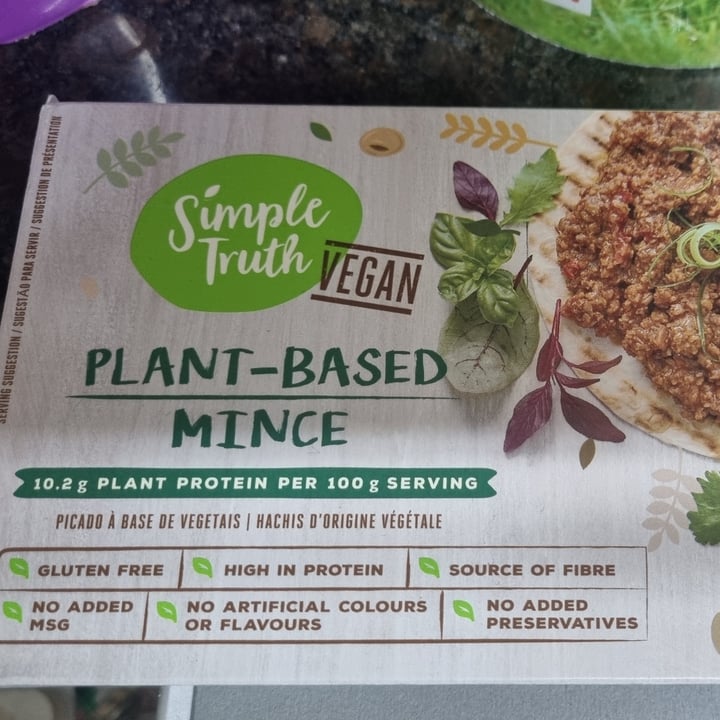 photo of Simple Truth Simple truth Plant-based Mince shared by @janine4change on  09 Jun 2022 - review