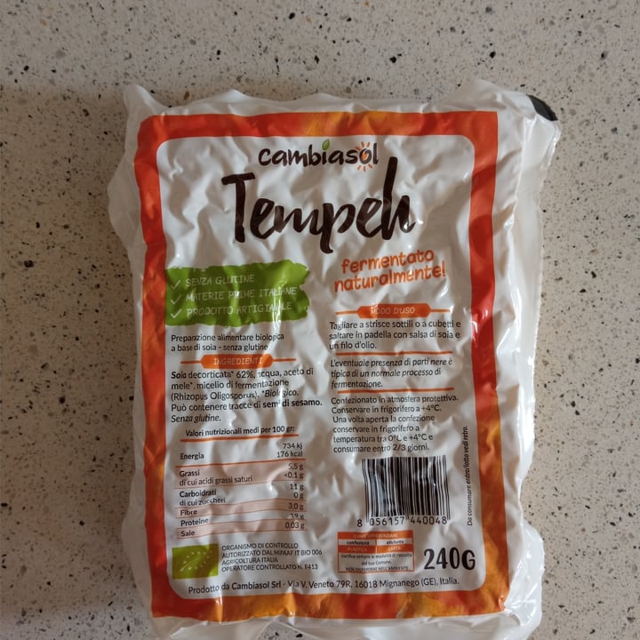 photo of Cambiasol Tempeh Fermentato shared by @gloria18 on  15 Apr 2022 - review