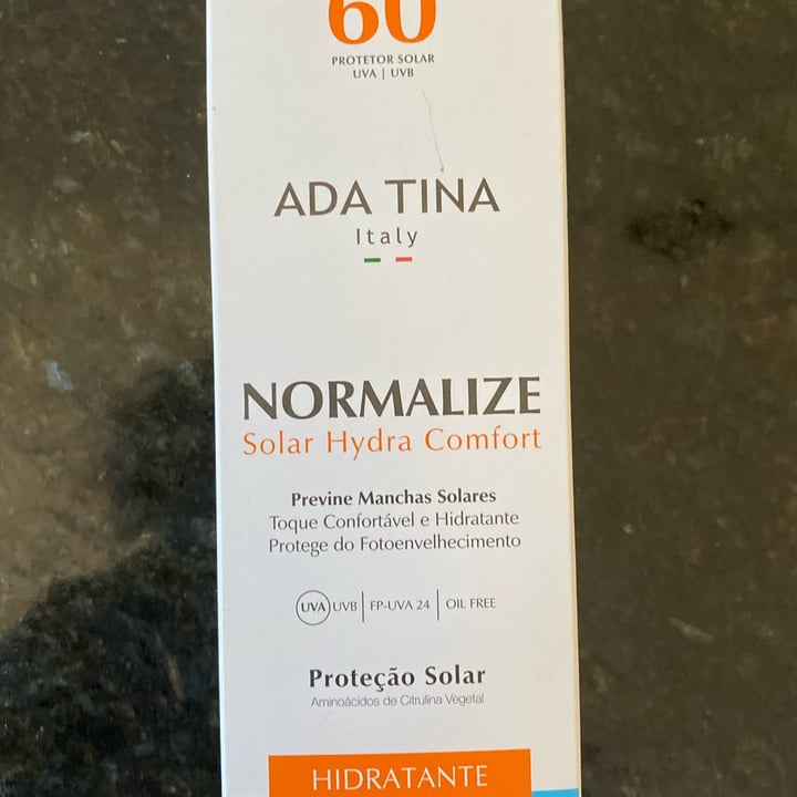 photo of Ada tina Protetor Solar Normalize Solar Matte Intense shared by @claudiastoeglehner on  13 May 2022 - review