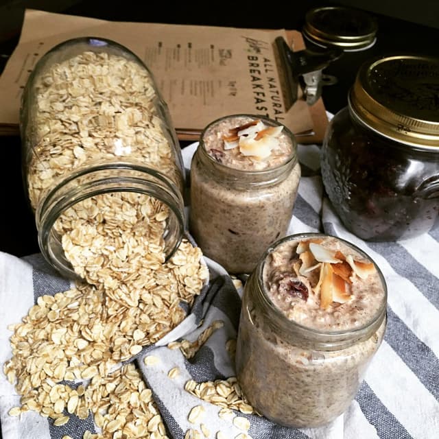 Photo du plat “Cinnamon Spiced Overnight Oats”