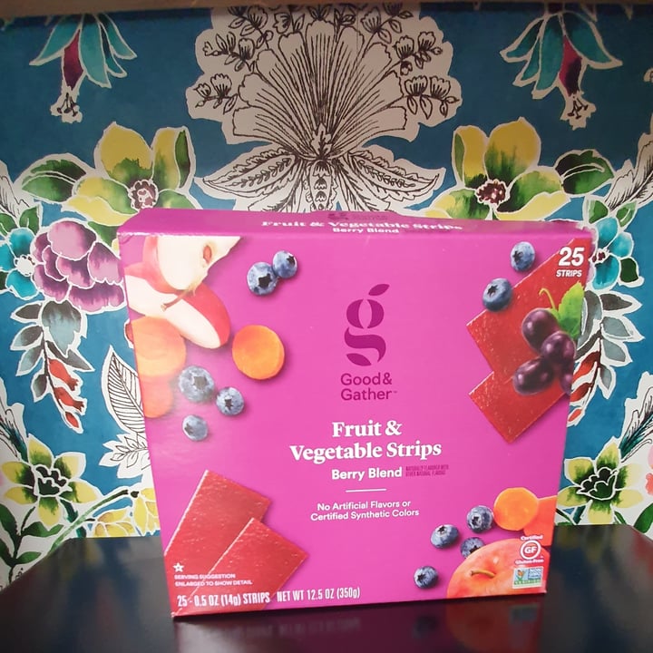 Good & Gather Fruit & Vegetable Strips Berry Blend Review abillion