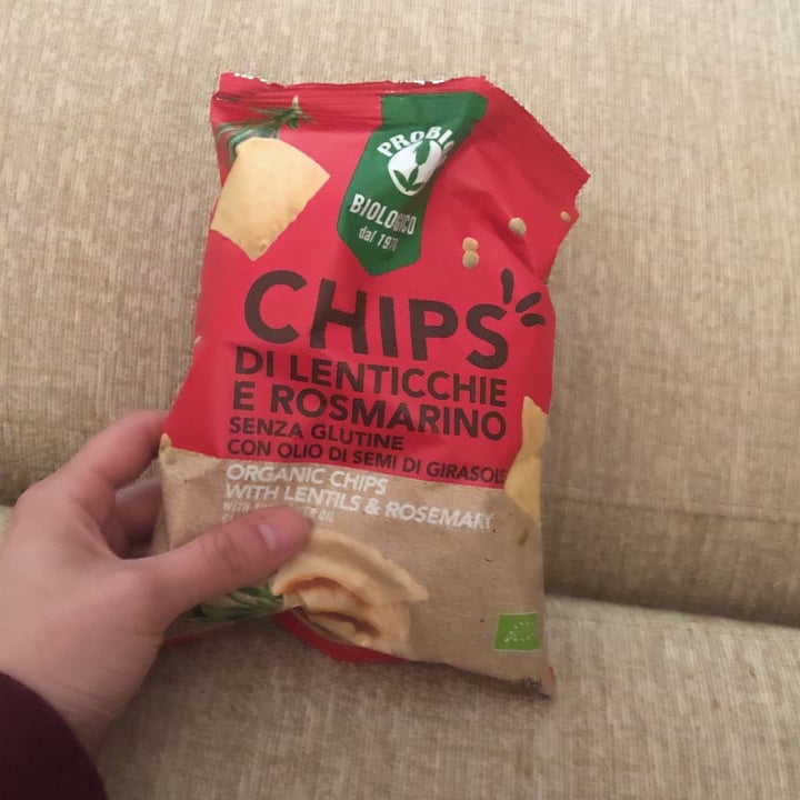 review photo of La Via Del Grano Chips di Lenticchie e Rosmarino shared by @beherit on 18 Apr 2022 - review