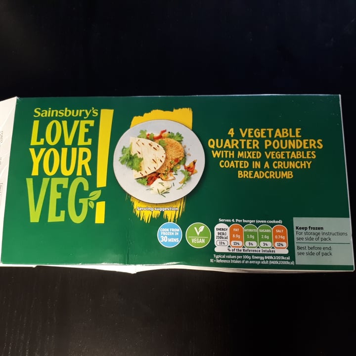 review photo of Love Your Veg! Vegetable Quarter Pounders shared by @stephalish on 19 May 2021 - review