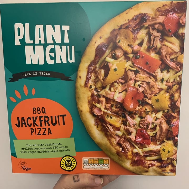 photo of Plant Menu BBQ Jackfruit Pizza shared by @marruiz on  12 Feb 2021 - review
