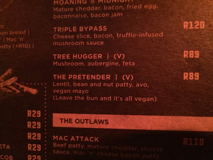 review photo of Tiger's Milk Kloof Street The Pretender Burger shared by @rudaherselman on 13 Oct 2019 - review