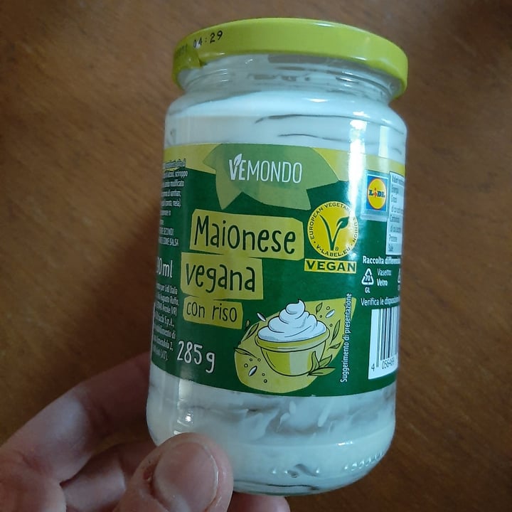 review photo of Vemondo Maionese vegana con riso shared by @lauraloulou on 04 May 2022 - review