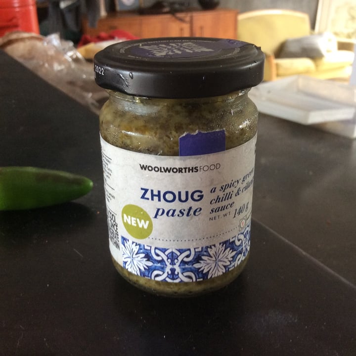 photo of Woolworths Zhoug Paste shared by @perkybeast on  07 Feb 2021 - review