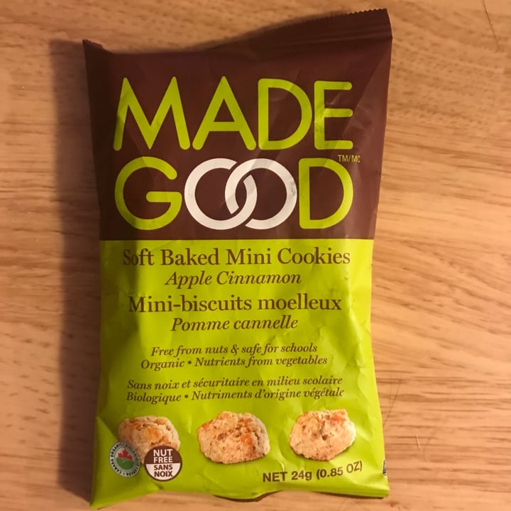 review photo of Made Good Apple Cinnamon Soft Baked Mini Cookies shared by @kelty on 28 Sep 2021 - review