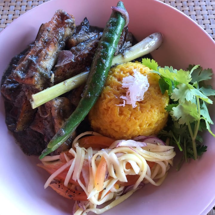 review photo of Chido Cafe Pyanggang with Tofu & Eggplant shared by @vforveganista on 25 Jun 2021 - review