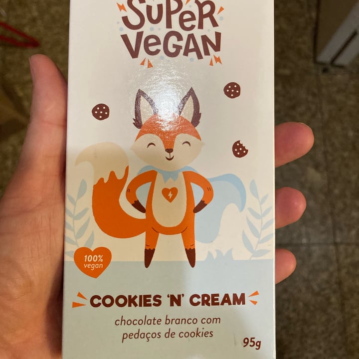 photo of Super Vegan Chocolate branco com Cookies shared by @paulothomazelli on  24 Jun 2022 - review