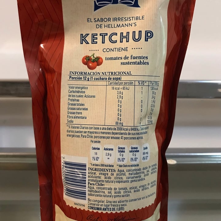 review photo of Hellmann’s Ketchup shared by @lunastoler on 08 Jun 2021 - review
