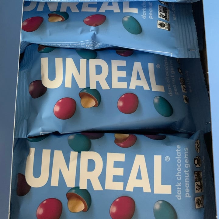 photo of UNREAL Dark Chocolate Peanut Gems shared by @allhess on  04 Aug 2022 - review