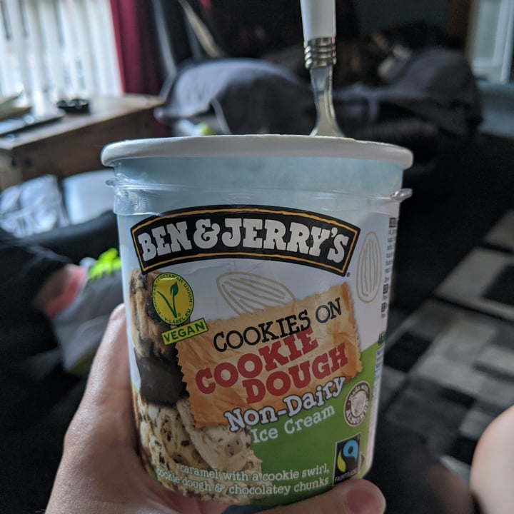 review photo of Ben & Jerry's Cookies On Cookie Dough Non-Dairy Ice Cream shared by @beccajanebaking on 24 May 2020 - review