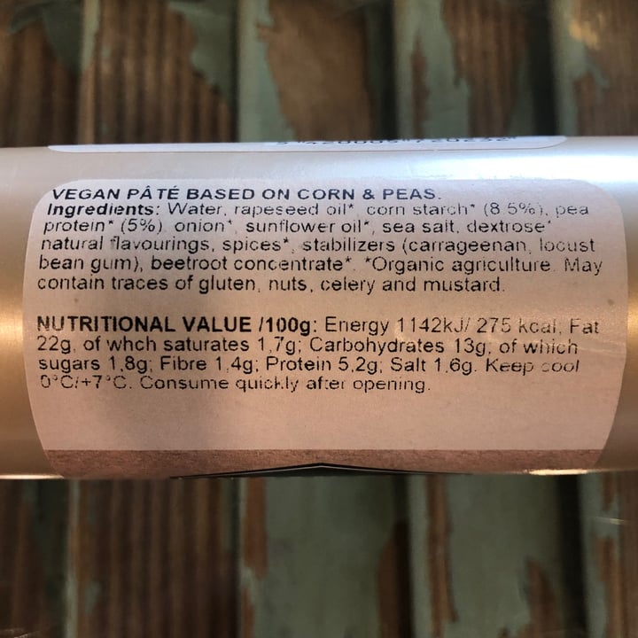 photo of Vegan Deli Paté Natural shared by @nairialexandrian on  20 Apr 2021 - review