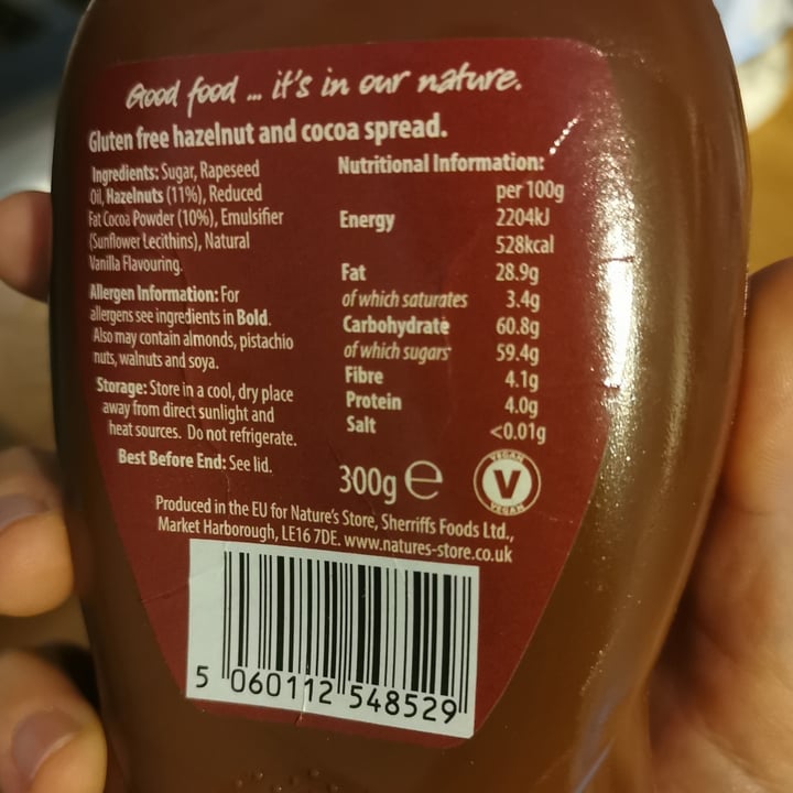 review photo of nature's store Nature's Store Hazelnut & Cocoa Spread shared by @margherita2030 on 12 Apr 2022 - review