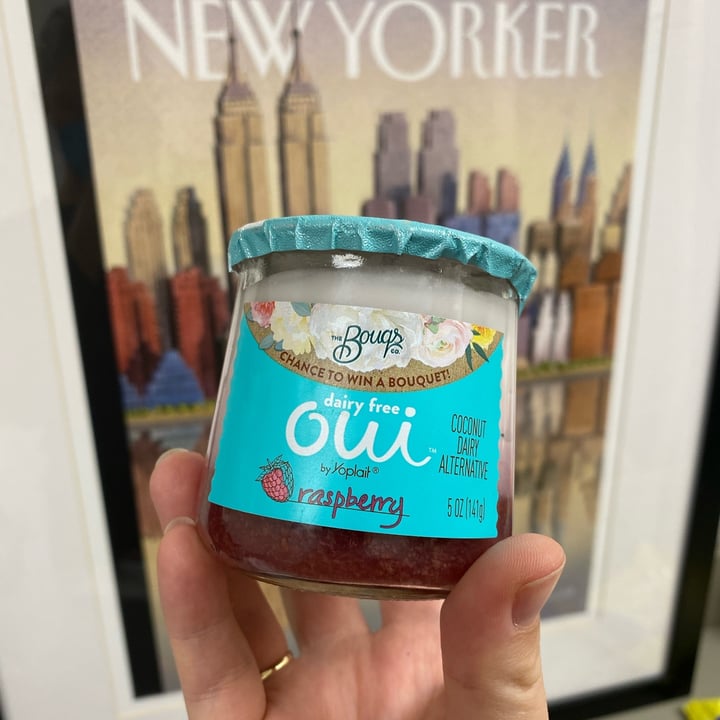 photo of Yoplait Dairy Free Oui Raspberry shared by @pherz on  08 Apr 2022 - review