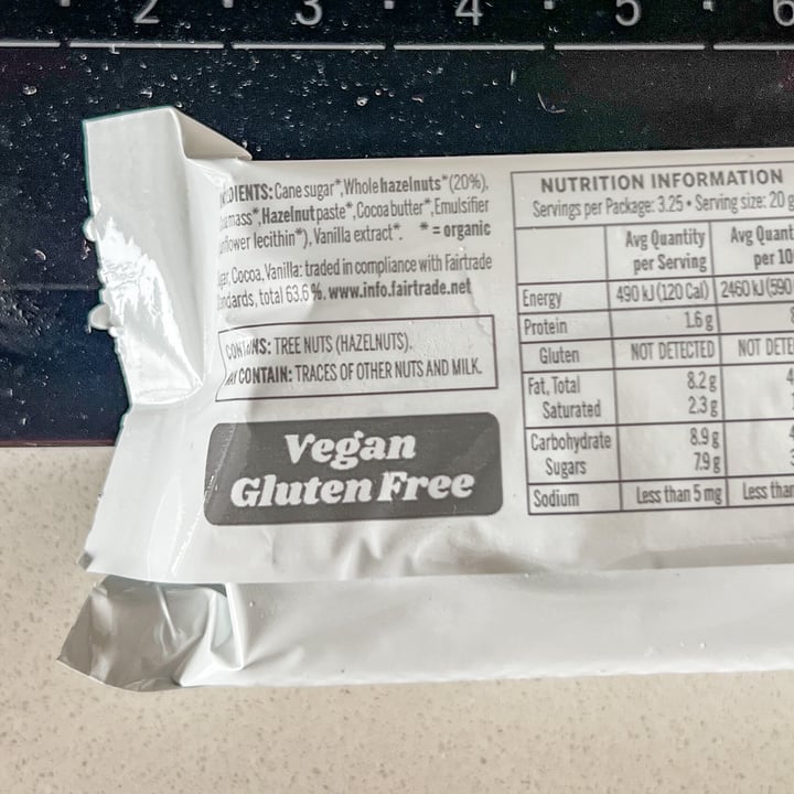 review photo of Vego Vego Whole Hazelnut Chocolate Bar shared by @theherbivorefrog on 26 Aug 2022 - review