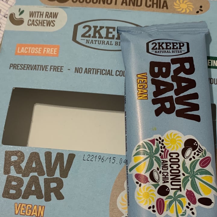 photo of 2 keep natural bites Coconut and chia shared by @gtvlahov on  22 Nov 2022 - review