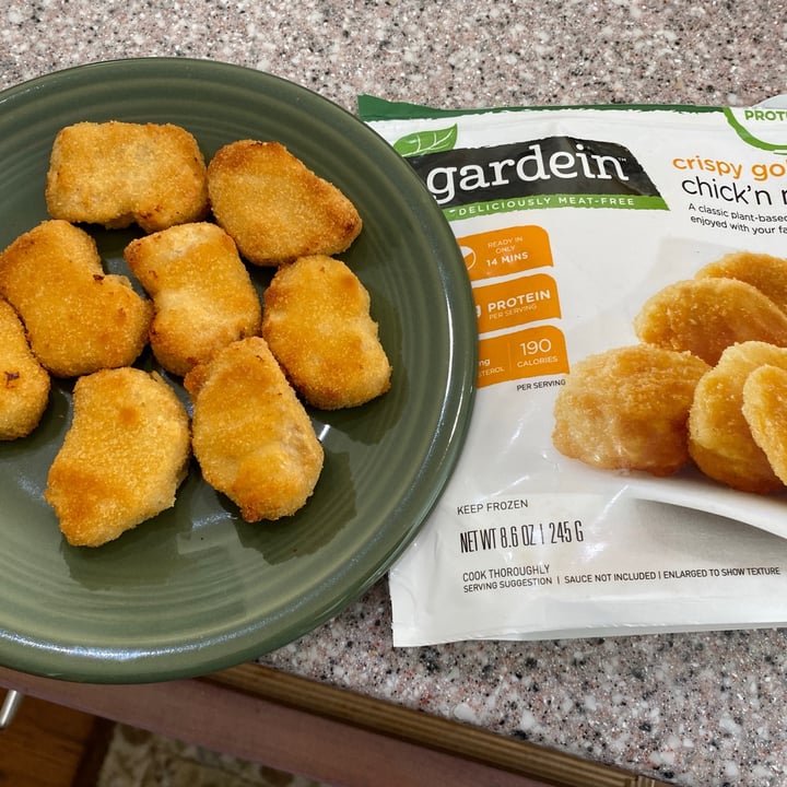 photo of Gardein Crispy Golden Chick’n Nuggets shared by @johnwoodrtr on  30 Aug 2021 - review