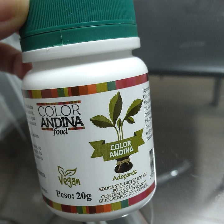 photo of Color Andina Adoçante Dietético em Pó de Stévia shared by @aplcarrera on  29 May 2022 - review