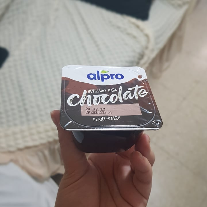 review photo of Alpro Dark chocolate dessert shared by @elemevtary on 29 Sep 2022 - review