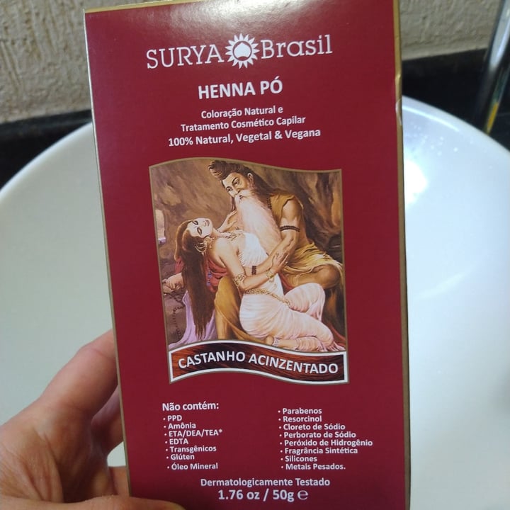 photo of Creme Coloração Henna Surya Henna shared by @meireyumi on  10 Jul 2021 - review